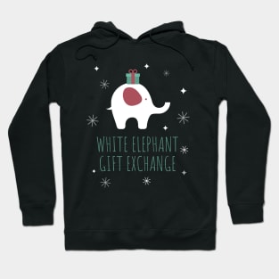 white elephant gift exchange Hoodie